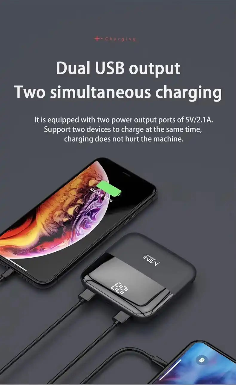 pocket size travel power bank