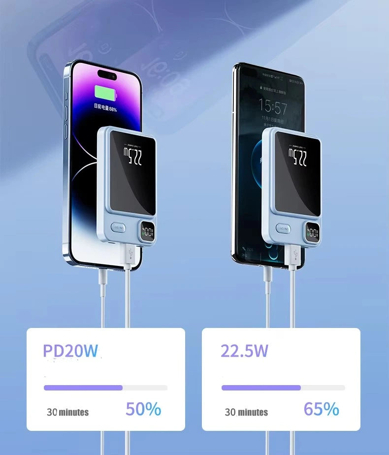 fast charging power bank by iphone aura